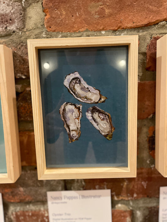 Oyster Trio by Nancy Pappas